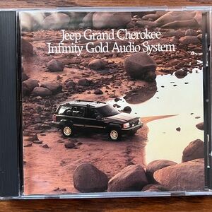RARE 🚘 Grand Jeep Cherokee Infinity Gold Audio System CD media Unisex